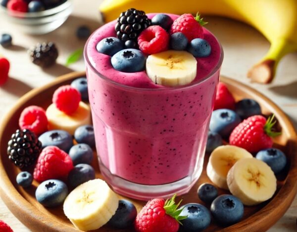 SMOOTHIE ΓΙΑΟΥΡΤΙ ΜΠΑΝΑΝΑ ΜΟΥΡΑ